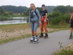 Na bruslích kolem Nisy v Německu